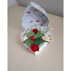 Geldgeschenk Herzbox mit Glücksklee & Marienkäfer – Geschenkidee für Muttertag, Abitur & Geburtstag