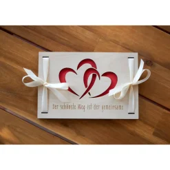 Geldgeschenk Hochzeit & Geburtstag – Kreative Geschenkidee mit Herzmotiv, Reise, Geburt, Geschenkverpackung