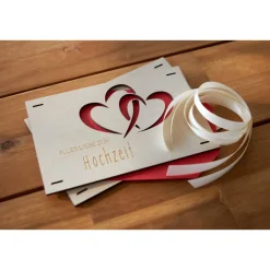 Geldgeschenk Hochzeit & Geburtstag – Kreative Geschenkidee mit Herzmotiv, Reise, Geburt, Geschenkverpackung