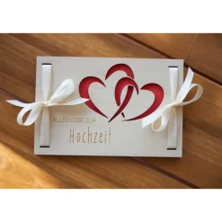 Geldgeschenk Hochzeit & Geburtstag – Kreative Geschenkidee mit Herzmotiv, Reise, Geburt, Geschenkverpackung