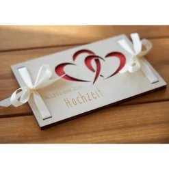 Geldgeschenk Hochzeit & Geburtstag – Kreative Geschenkidee mit Herzmotiv, Reise, Geburt, Geschenkverpackung