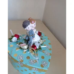 Geldgeschenk Hochzeit – Humorvolle Herzbox als Hochzeitsgeschenk mit Szene – SaBienchenshop