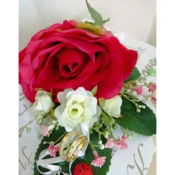 Geldgeschenk Hochzeit – Koffer mit Schlüssel zum Glück & Tauben | Geschenkbox für Brautpaar