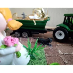 Geldgeschenk Hochzeit Bauer – Traktor Geschenkidee für Bauernhochzeit Flitterwochenkasse
