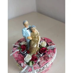 Geldgeschenk Hochzeit Diamant – Kreatives Hochzeitsgeschenk 60. Hochzeitstag Herzbox