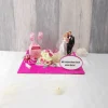 Geldgeschenk Hochzeit, Hochzeitsgeschenk, pink