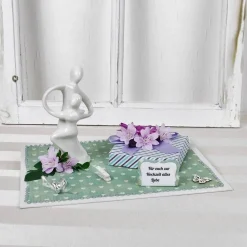 Geldgeschenk Hochzeit, Hochzeitsgeschenk, grün, mit moderner Figur