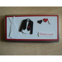 Geldgeschenk Hochzeit  Hochzeitsgeschenk Schokoladengeschenk Geldgeschenkdose Verpackung Schokolade Geschenkidee