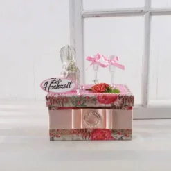 Geldgeschenk Hochzeit, rosa, Geschenkbox, Hochzeitsgeschenk