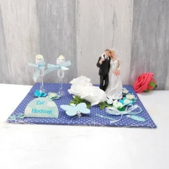 Geldgeschenk, Hochzeitgeschenk, blau, Geschenk Hochzeit