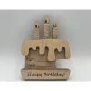 Geldgeschenk Holz Torte | Geschenkidee | Geschenkverpackung | Happy Birthday |