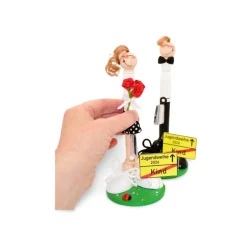 Geldgeschenk Jugendweihe – personalisierte Holzfigur handbemalt | kreatives Unikat