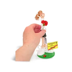 Geldgeschenk Jugendweihe – personalisierte Holzfigur handbemalt | kreatives Unikat