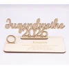 Geldgeschenk Jugendweihe 2026 - personalisiert aus Holz - modernes Jugendweihe Geschenk mit Name