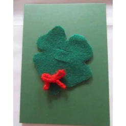 Geldgeschenk Karte Kleeblatt