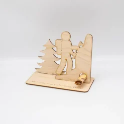 Geldgeschenk Klettern - aus Holz personalisiert