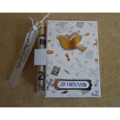 Geldgeschenk Konfirmation Mädchen Junge Reagenzglas Geldverpackung Wunscherfüller Konfirmation Geschenkidee