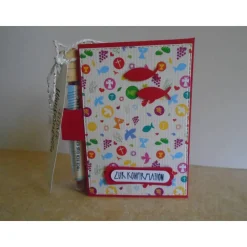 Geldgeschenk  Konfirmation Mädchen Reagenzglas Verpackung Geldverpackung Wunscherfüller Konfirmation Rot