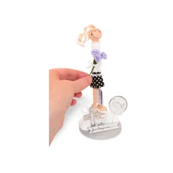 Geldgeschenk Konfirmation – personalisierte Holzfigur handbemalt | kreatives Unikat