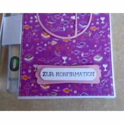 Geldgeschenk  Konfirmation,Mädchen, Reagenzglas ,Verpackung ,Geldverpackung Wunscherfüller,Konfirmation,Rosa