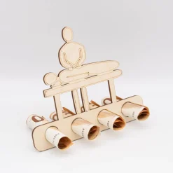 Geldgeschenk Massage - aus Birkenholz - kreative Art Geld zu verschenken