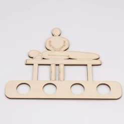 Geldgeschenk Massage - aus Birkenholz - kreative Art Geld zu verschenken