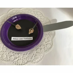 Geldgeschenk Mädchen Mäuse zum Verbraten Frauen lila Geld schenken Geburtstag Kommunion Konfirmation Firmung Jugendweihe