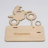 Geldgeschenk Motocross - aus Holz personalisiert