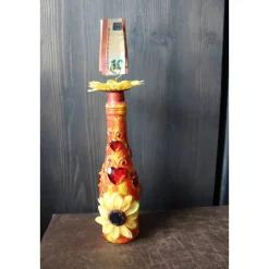 Geldgeschenk Notizhalter SONNENBLUME Geschenk zum Valentintstag Geburtstag Hochzeitstag Jubiläum Jahrestag Muttertag