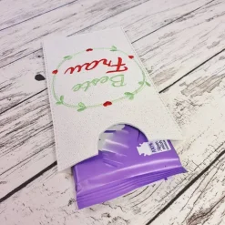 Geldgeschenk oder Schokoladenhülle mit Spruch aus Kunstleder auch für große Tafeln