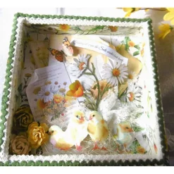 GELDGESCHENK  OSTERN * Frühlingshafte Shadowbox * Ostern * Osterdeko * Ostergeschenk *