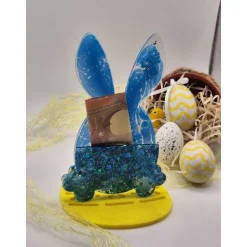 Geldgeschenk Ostern "Hase" blau