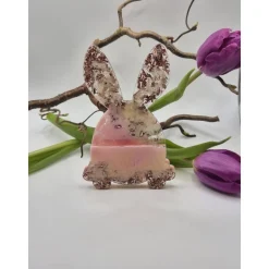 Geldgeschenk Ostern "Hase" Rosa-Sand