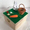 Geldgeschenk Ostern Kinder Mann Frau verpacken Holzbox Osterhase Mädchen Junge Geld verschenken Gutschein