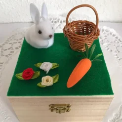Geldgeschenk Ostern Kinder Mann Frau verpacken Holzbox Osterhase Mädchen Junge Geld verschenken Gutschein