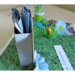 Geldgeschenk Ostern Unikat – Fröhliche Ostergrüße mit Ostereiern & Küken – Geschenkidee Ostern