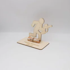 Geldgeschenk Paintball - aus Holz personalisiert