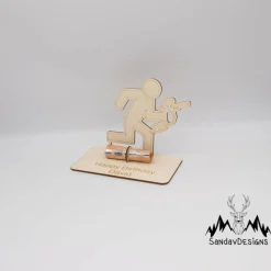 Geldgeschenk Paintball - aus Holz personalisiert