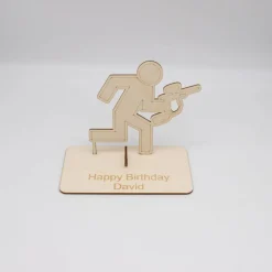 Geldgeschenk Paintball - aus Holz personalisiert