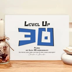 Geldgeschenk personalisiert zum 30. Geburtstag Mann – Retro Gaming Geschenk mit Namen