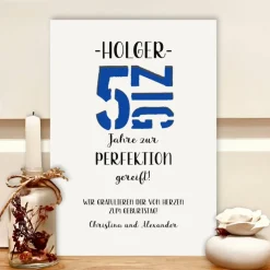 Geldgeschenk personalisiert zum 50. Geburtstag Mann – Kreative Geschenkidee mit Bilderrahmen