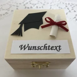 Geldgeschenk personalisiert Promotion Abschluss Doktor-Titel Studium Examen Geschenk Gutschein Geld verschenken