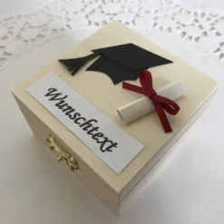 Geldgeschenk personalisiert Promotion Abschluss Doktor-Titel Studium Examen Geschenk Gutschein Geld verschenken