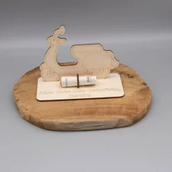 Geldgeschenk Roller - aus Holz personalisiert