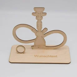 Geldgeschenk Shisha- aus Holz personalisiert