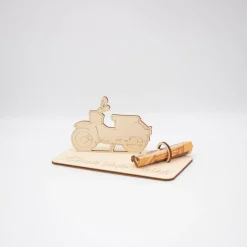 Geldgeschenk Simson - aus Holz personalisiert