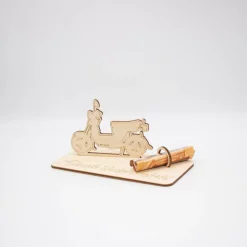 Geldgeschenk Simson - aus Holz personalisiert