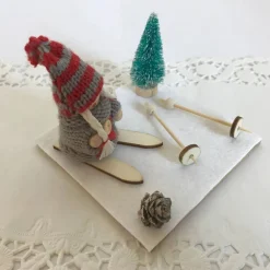 Geldgeschenk Skifahren Geschenk Ski fahren für Skifahrer Skitourengeher und Langlauf Skiurlaub verpacken Skier Skikurs