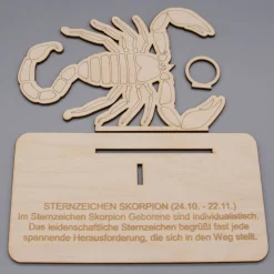 Geldgeschenk Skorpion