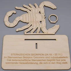 Geldgeschenk Skorpion